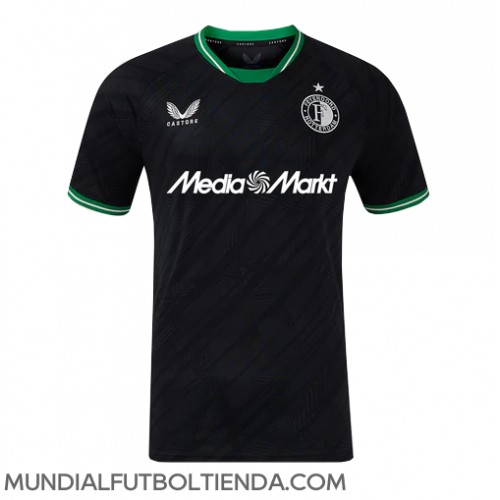 Camiseta Feyenoord Segunda Equipación Replica 2024-25 mangas cortas